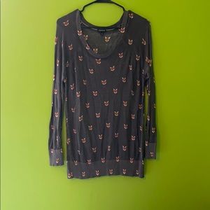 Torrid Size 1 Lightweight Fox Sweater
